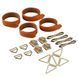 Набір для зв'язування LOCKINK Hogtie Set Brown картинка 2