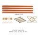 Набір для зв'язування LOCKINK Hogtie Set Brown картинка 8
