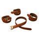 Набір для зв'язування LOCKINK Hogtie Set Brown картинка 4