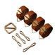 Набір для зв'язування LOCKINK Hogtie Set Brown картинка 1
