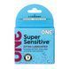 Презервативи ультразволожені ONE Super Sensitive (3 шт, картонна коробка) картинка 1
