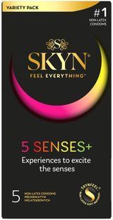 Набор презервативов безлатексный SKYN 5 Senses (5 шт) картинка