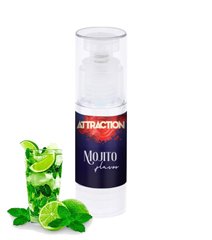 Їстівна масажна олія зігріваюча MAI Attraction Mojito Hot Kiss, мохіто (50 мл) зображення