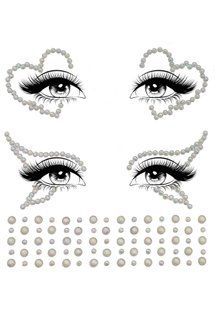 Наклейки-стразы для лица светящиеся в темноте Leg Avenue Ayla face jewel sticker (2 варианта) картинка