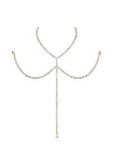 Перлинний аксесуар до бюстгальтера Obsessive A757 necklace pearl зображення