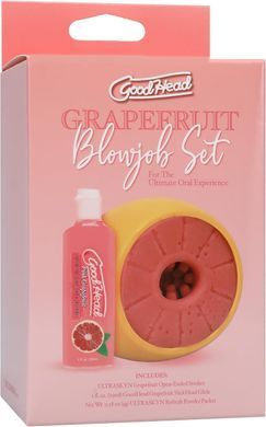 Набор для минета Doc Johnson GoodHead Grapefruit Blowjob Set Yellow картинка