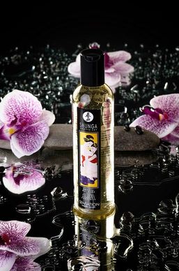 Масажна олія зволожуюча Shunga Sensation Lavender Лаванда (250 мл) зображення