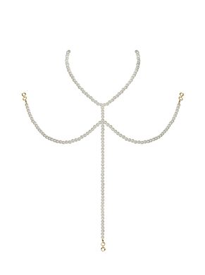 Перлинний аксесуар до бюстгальтера Obsessive A757 necklace pearl зображення