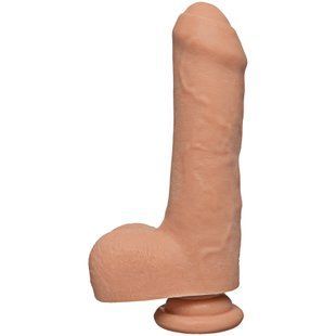 Фаллоимитатор необрезанный Doc Johnson The D - Uncut D - 7 Inch With Balls ULTRASKYN (диаметр 4,45 см) картинка