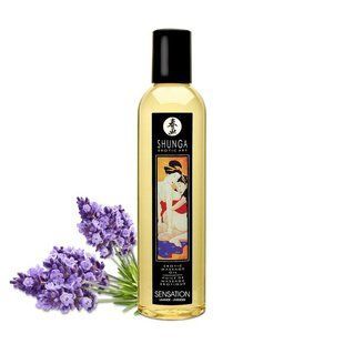 Массажное масло увлажняющее Shunga Sensation Lavender Лаванда (250 мл) картинка