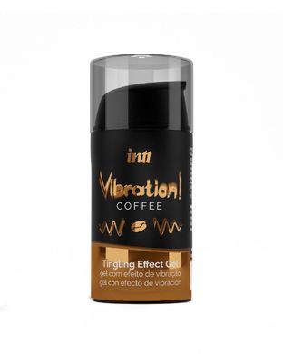 Рідкий вібратор із посиленим ефектом Intt Vibration Coffee EXTRA GREEN, кава (15 мл) зображення