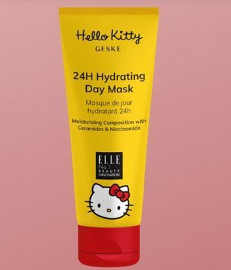 24-годинна зволожувальна денна маска GESKE 24H Hydrating Day Mask by Hello Kitty Head (50 мл + 25 серветок) зображення
