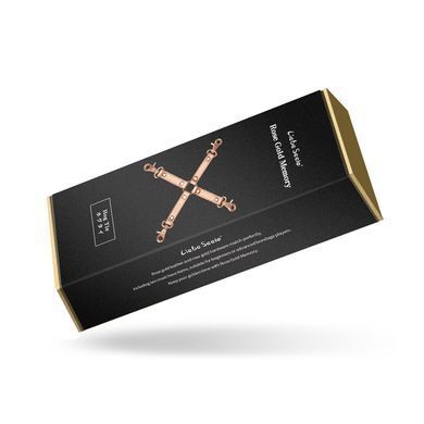 Кожаная крестовина Liebe Seele Rose Gold Memory Hog Tie картинка
