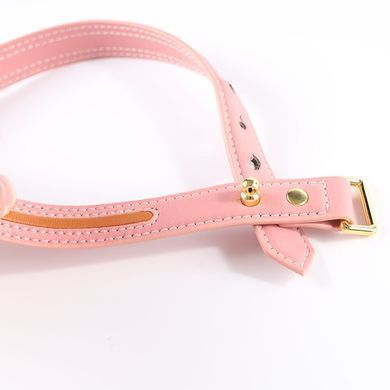 Повідець з нашийником LOCKINK SEVANDA Love Heart Butterfly Leather Collar Set Pink зображення