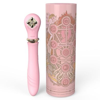 Пульсатор із підігрівом + турбо режим Zalo Sweet Magic Desire Fairy Pink (діаметр 3,7 см) зображення