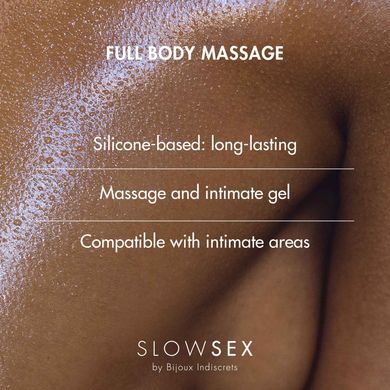 Силиконовый гель для массажа всего тела Bijoux Indiscrets Slow Sex Full body massage (50 мл) картинка