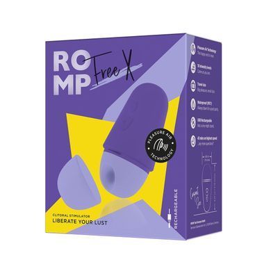 Вакуумний кліторальний стимулятор Romp Free X зображення
