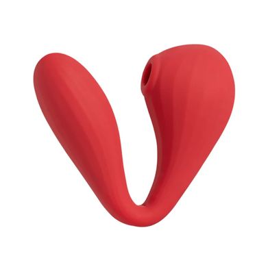 Вакуумный вагинально-клиторальный смарт стимулятор Magic Motion Bobi Red (диаметр 3,3 см) картинка