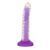 Ділдо, що світиться в темряві + віброкуля ADDICTION Rave 8" Glow in the Dark Dildo Purple Confetti (діаметр 3,6 см) зображення