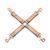 Кожаная крестовина Liebe Seele Rose Gold Memory Hog Tie картинка