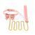 Поводок с ошейником LOCKINK SEVANDA Love Heart Butterfly Leather Collar Set Pink картинка