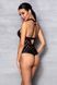 Боді з халтером та ритмічним малюнком Passion Hima Body black, розмір L/XL картинка 4