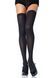Класичні непрозорі панчохи Leg Avenue Opaque Nylon Thigh Highs OS Black зображення
