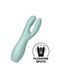 Кліторальний вібратор із трьома пальчиками Satisfyer Threesome 3 Mint зображення