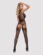 Бодистокинг с имитацией чулок Obsessive Bodystocking F217, размер S/M/L картинка 7