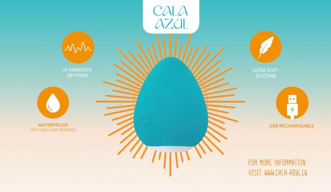 Кліторальний вібратор Cala Azul Carla I Mini Massager зображення