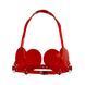 Ліф - серце прозорий Feral Feelings Hearts Bra Red Trasparent зображення