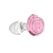 Скляна анальна пробка Pillow Talk Rosy Luxurious Glass Anal Plug (діаметр 3,3 см, віброкуля в подарунок) картинка 5