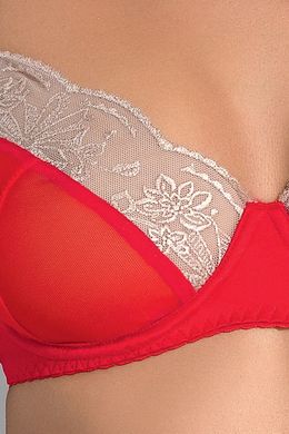 Комплект сексуального белья Passion LORAINE SET red L/XL картинка