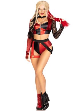Рольовий костюм суперлиходійки Leg Avenue Crime Spree Sweetie Costume, розмір XS зображення