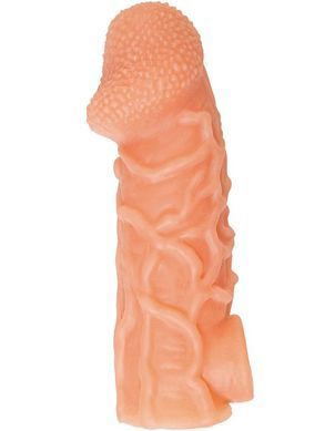 Насадка на член з отвором для мошонки Kokos Cock Sleeve CS 006, розмір M зображення