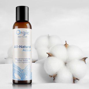Лубрикант на водній основі з натуральним складом Orgie All Natural Acqua (150 мл) зображення