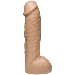 Фаллоимитатор реалистик Doc Johnson Realistic Hung Vanilla, Vac-U-Lock (диаметр 7 см) картинка