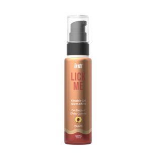 Гель для оральных ласк с согревающим эффектом INTT Lick Me Kissable Gel Peach (50 мл) картинка