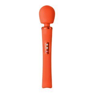 Вібромасажер-мікрофон Fun Factory VIM Vibrating Wand sunrise orange (діаметр 6 см, до 6 год. роботи) зображення