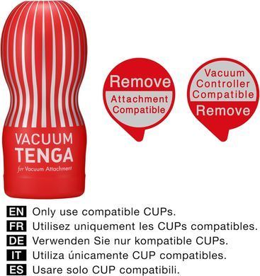Набір: вакуумна насадка та мастубратор Tenga VACUUM MAX (Vacuum Controller II + Vacuum Cup) зображення