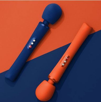 Вібромасажер-мікрофон Fun Factory VIM Vibrating Wand sunrise orange (діаметр 6 см, до 6 год. роботи) зображення