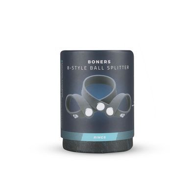 Тройное эрекционное кольцо на кнопках Boners 8-Style Ball Splitter картинка