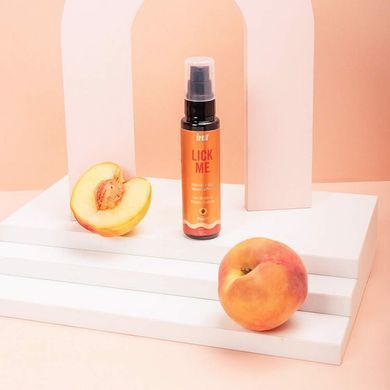 Гель для оральних пестощів з зігрівальним ефектом INTT Lick Me Kissable Gel Peach (50 мл) зображення