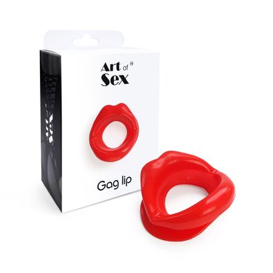 Кляп у формі губ Art of Sex Gag lip, червоний зображення