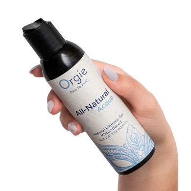 Лубрикант на водній основі з натуральним складом Orgie All Natural Acqua (150 мл) зображення