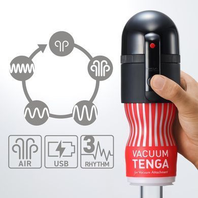 Набір: вакуумна насадка та мастубратор Tenga VACUUM MAX (Vacuum Controller II + Vacuum Cup) зображення