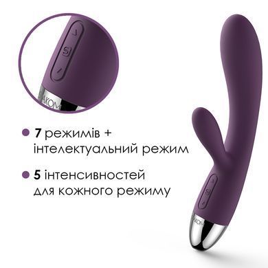 Вібратор - кролик з інтелектуальним режимом Svakom Alice Violet (діаметр 3 см) зображення
