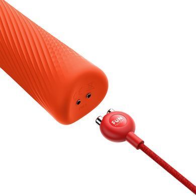 Вібромасажер-мікрофон Fun Factory VIM Vibrating Wand sunrise orange (діаметр 6 см, до 6 год. роботи) зображення