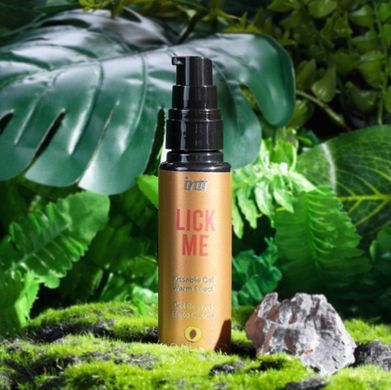 Гель для оральних пестощів з зігрівальним ефектом INTT Lick Me Kissable Gel Peach (50 мл) зображення