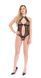 Прозоре боді з мереживом Passion SATARA BODY black, розмір L/XL  картинка 5